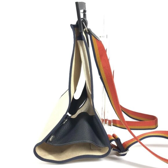 HERMES Rocabal Backpack Bag 2WAY Bag Hand Bag Backpack - Picture 10 of 13